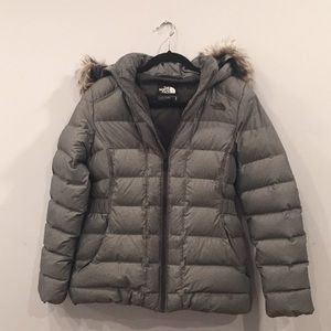 Girls north face winter coat
